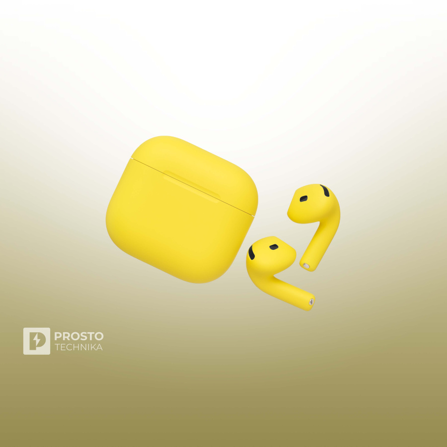 Apple Беспроводные наушники Apple AirPods 4 ANC / Лимон Apple Беспроводные наушники Apple AirPods 4 ANC / Лимон